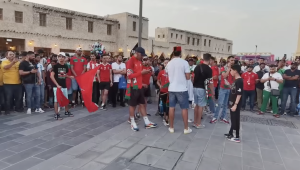 الجماهير الجزائرية تواصل استفزازاتها للمغاربة في قطر