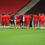 المنتخب الوطني ينهي استعداداته لمباراة الكونغو
